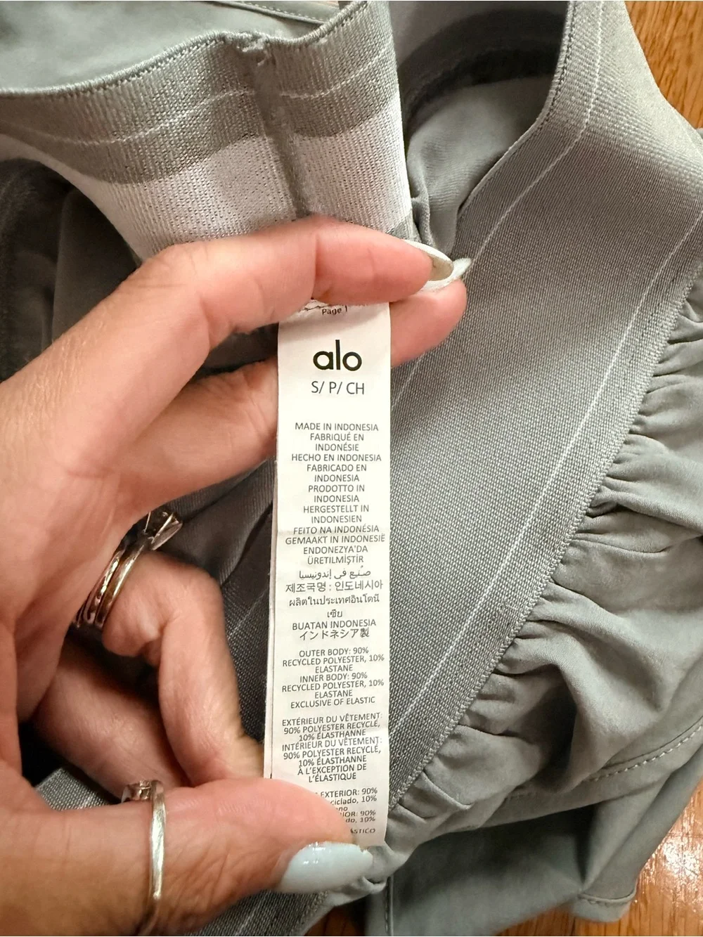 Alo Match Point Shorts - Gray
